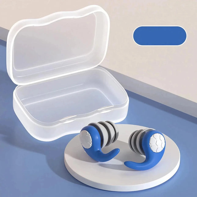 Bouchon oreille avion Bleu