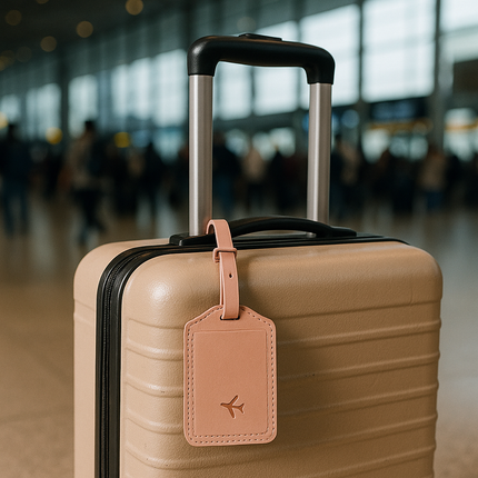 Étiquette pour bagage aéroport