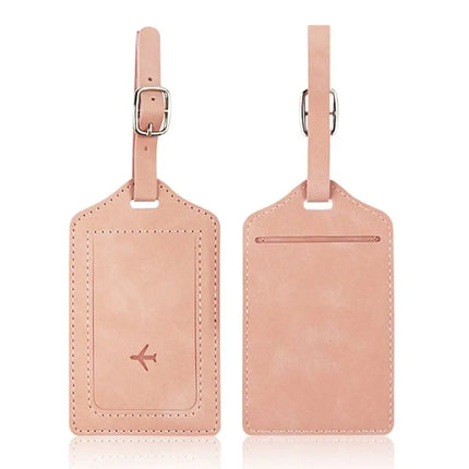 Étiquette pour bagage aéroport Rose
