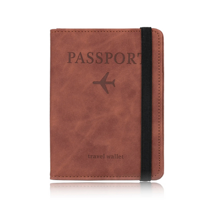 Étui à passeport Marron