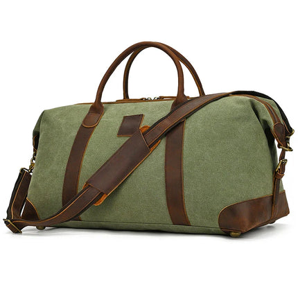 Grand sac voyage Vert marron