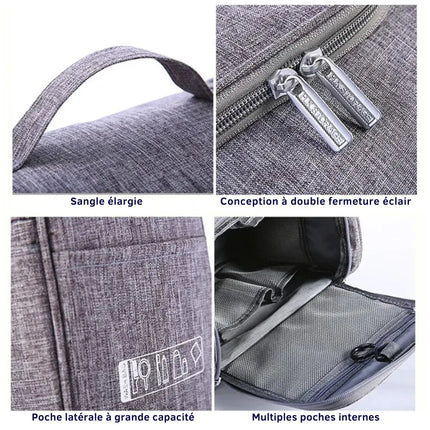 Grande trousse de toilette suspendue