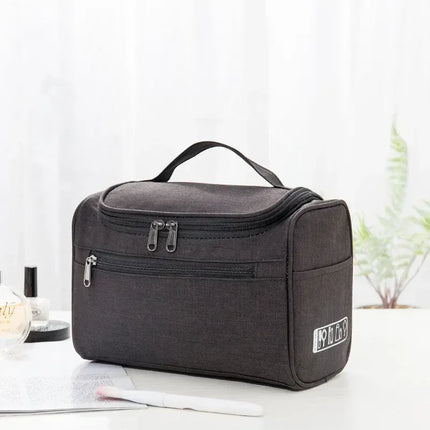 Grande trousse de toilette suspendue Noir