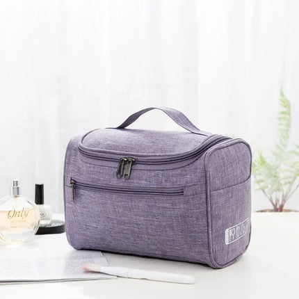Grande trousse de toilette suspendue Violet