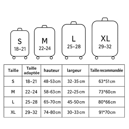 Housse de protection de valise