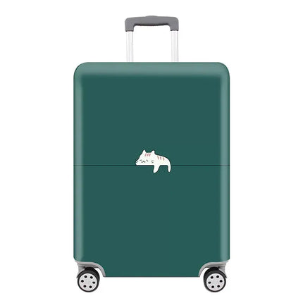Housse protection de valise Bleu turquoise / S