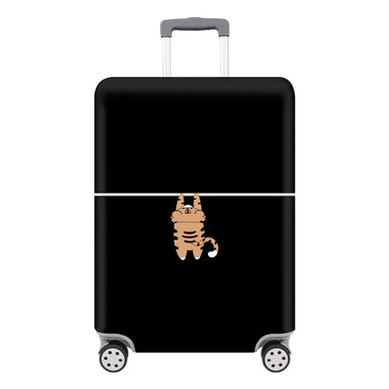 Housse protection de valise Noir / S