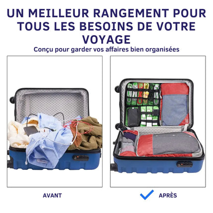 Organisateur pour valise (6 pièces)