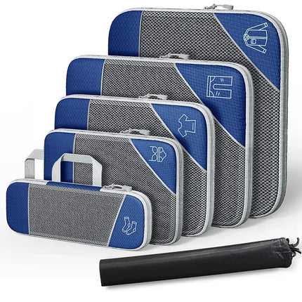 Organisateur pour valise (6 pièces) Bleu