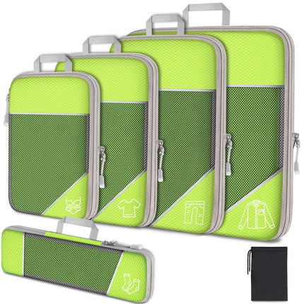 Organisateur pour valise (6 pièces) Vert