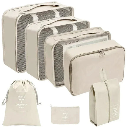Organisateur valise Beige