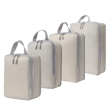 Pochette rangement valise Beige