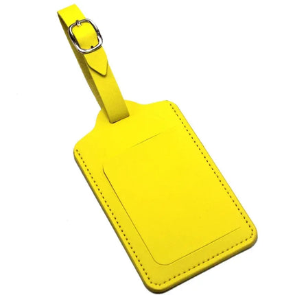Porte étiquette pour bagage Jaune