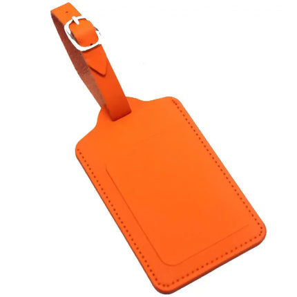 Porte étiquette pour bagage Orange