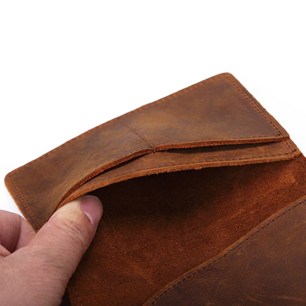 Protège passeport en cuir