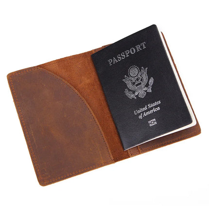 Protège passeport en cuir