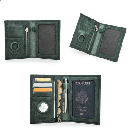 Protège passeport homme cuir