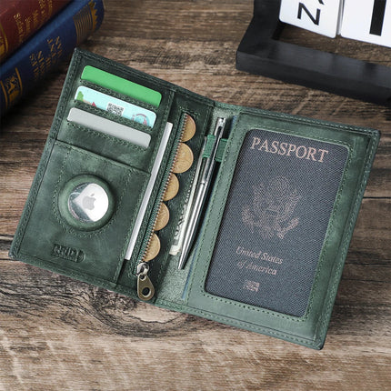 Protège passeport homme cuir