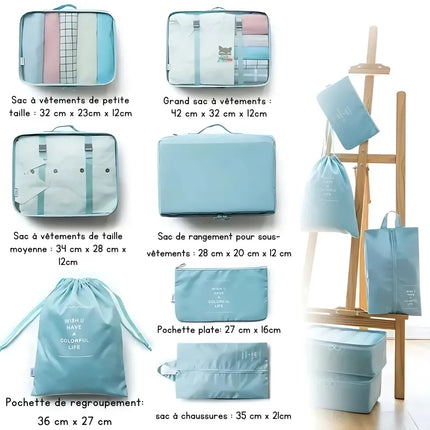 Rangement valise (7 pièces)