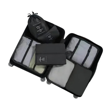 Rangement valise (7 pièces) Noir