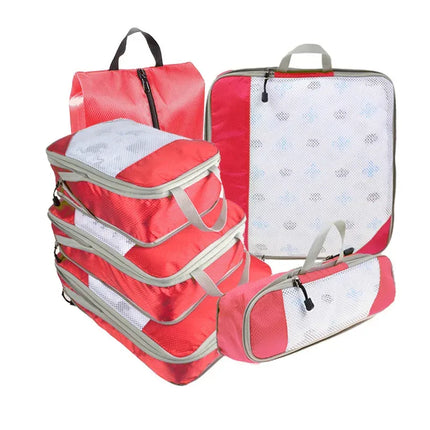 Sac de rangement valise Rouge