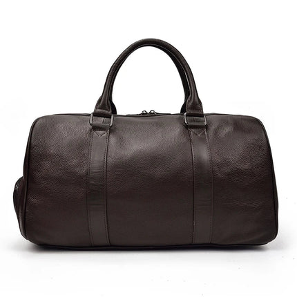 Sac de voyage en cuir Marron