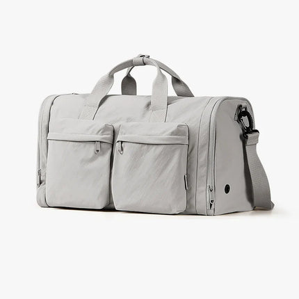 Sac de Voyage en Tissu Gris