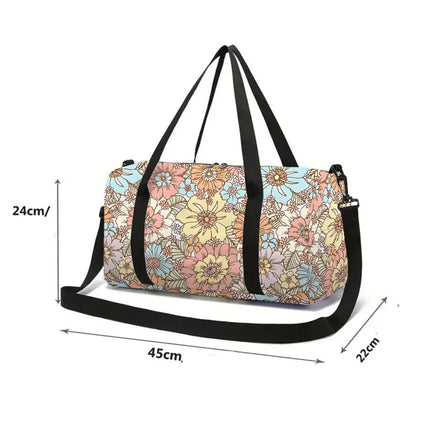 Sac de voyage femme à fleurs