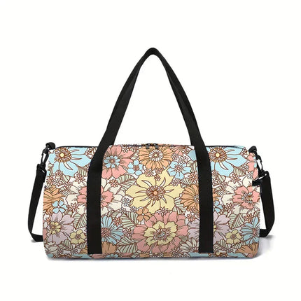 Sac de voyage femme à fleurs