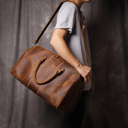 Sac en cuir de voyage pour homme