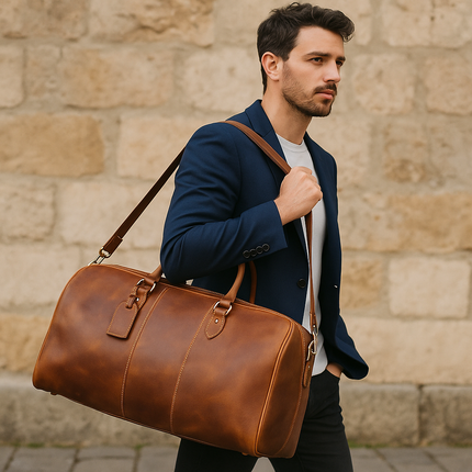 Sac en cuir de voyage pour homme