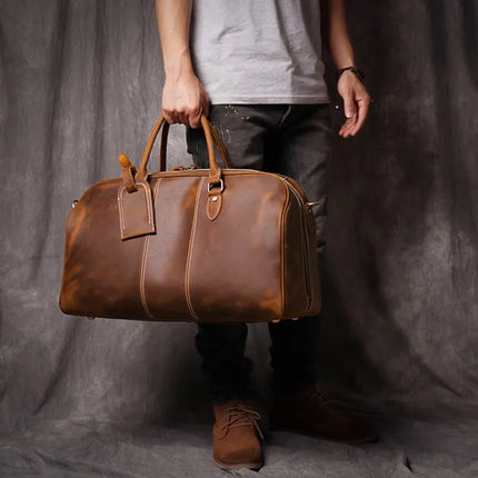 Sac en cuir de voyage pour homme