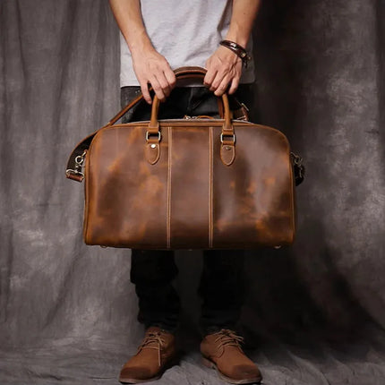 Sac en cuir de voyage pour homme
