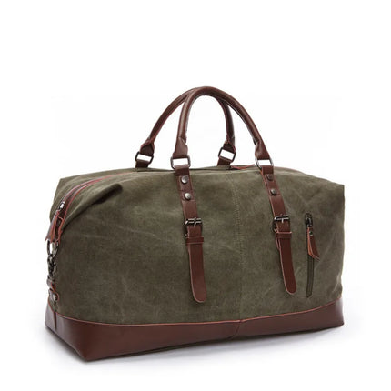 Sac voyage toile Vert