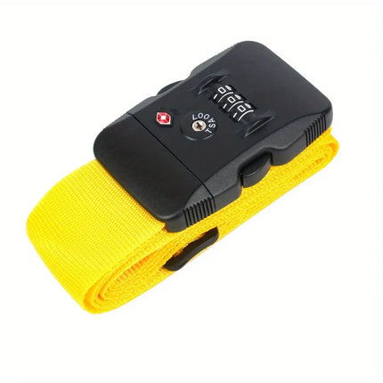Sangle TSA valise Jaune