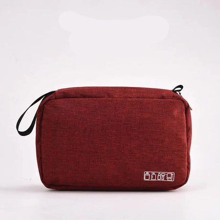 Trousse de toilette pour homme à suspendre Rouge