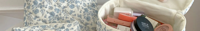 Trousse de toilette tissu femme