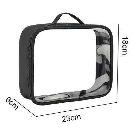 Trousse de toilette transparente pour avion