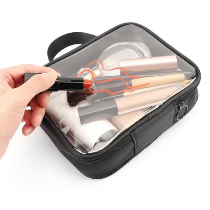 Trousse de toilette transparente pour avion