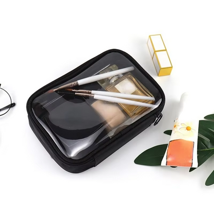 Trousse de toilette transparente pour avion