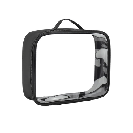 Trousse de toilette transparente pour avion