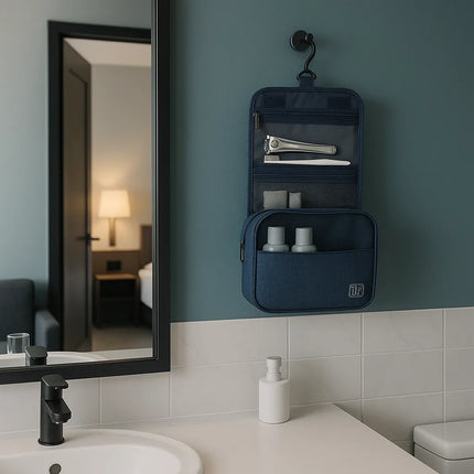 Trousse de toilettes à suspendre