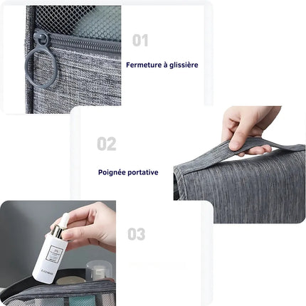 Trousse de toilettes à suspendre