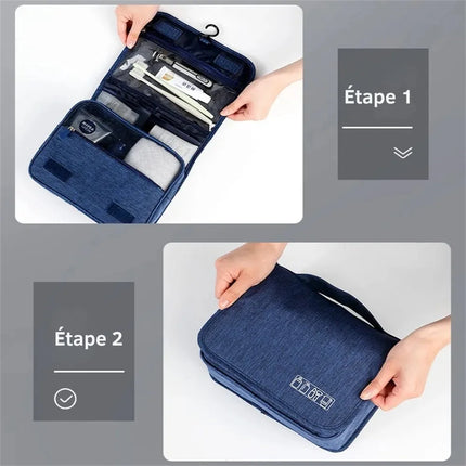 Trousse de toilettes à suspendre