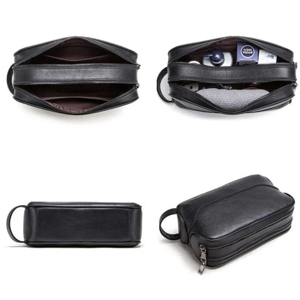 Trousse de toilettes homme cuir