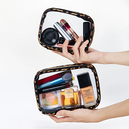 Trousse maquillage leopard