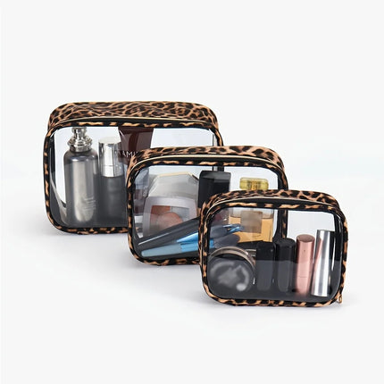 Trousse maquillage leopard
