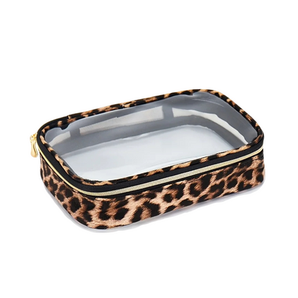 Trousse maquillage leopard Taille M